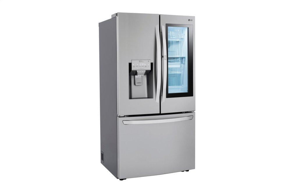 Lg LRFVC2406S 24 Cu. Ft. Smart Wi-Fi Enabled Instaview™ Door-In-Door® Counter-Depth Refrigerator With Craft Ice™ Maker