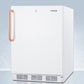 Summit FF6LWBI7TBCADA Ada Compliant Commercial All-Refrigerator For Built-In General Purpose Use, With Pure Copper Handle, Lock, Automatic Defrost Operation, And White Exterior