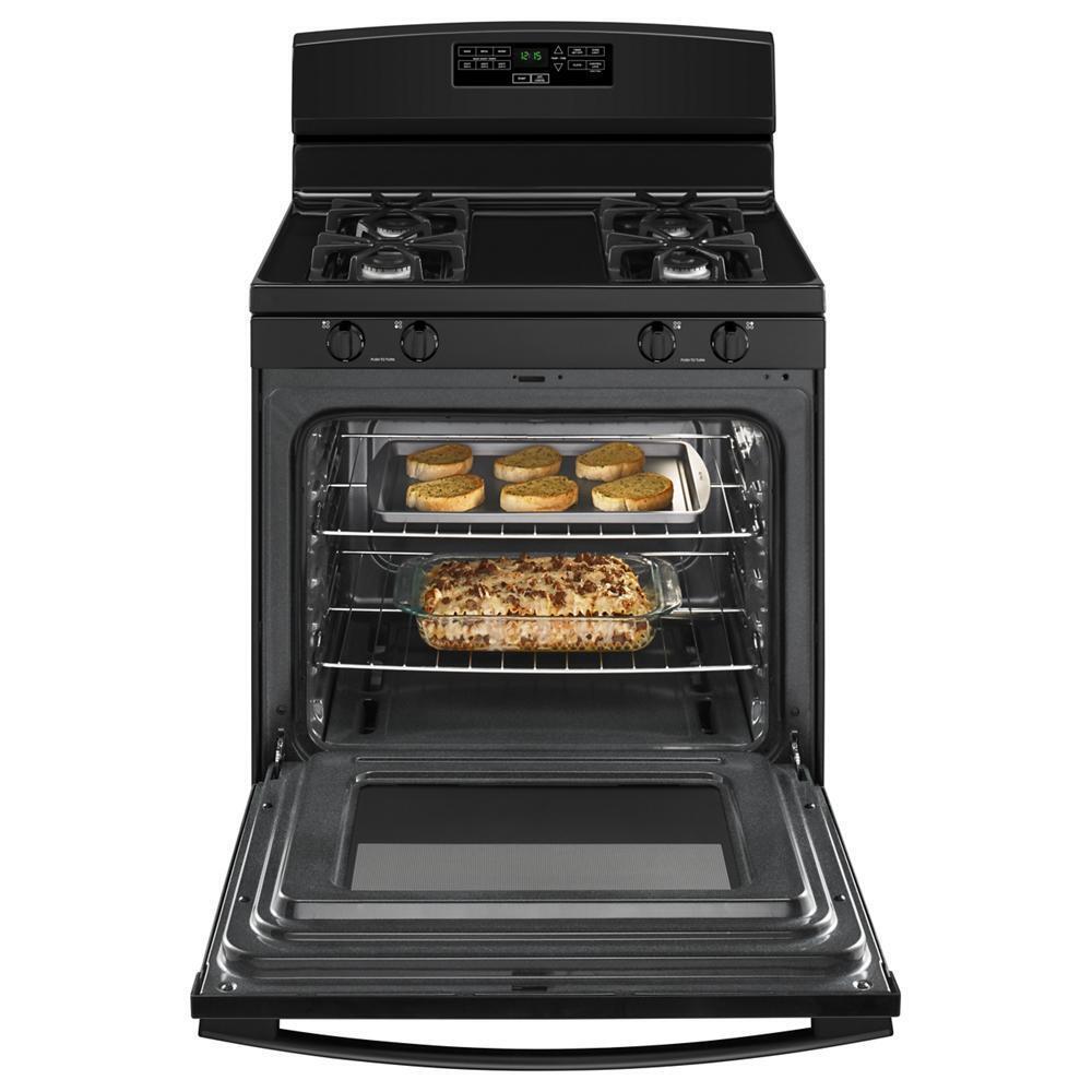 Amana AGR6303MMB 30-Inch Gas Range With Bake Assist Temps