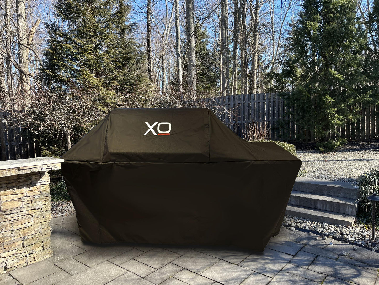 Xo Appliance XOGCOVER32FSSB 32" Xlt Freestanding Grill And Side Burner Cover