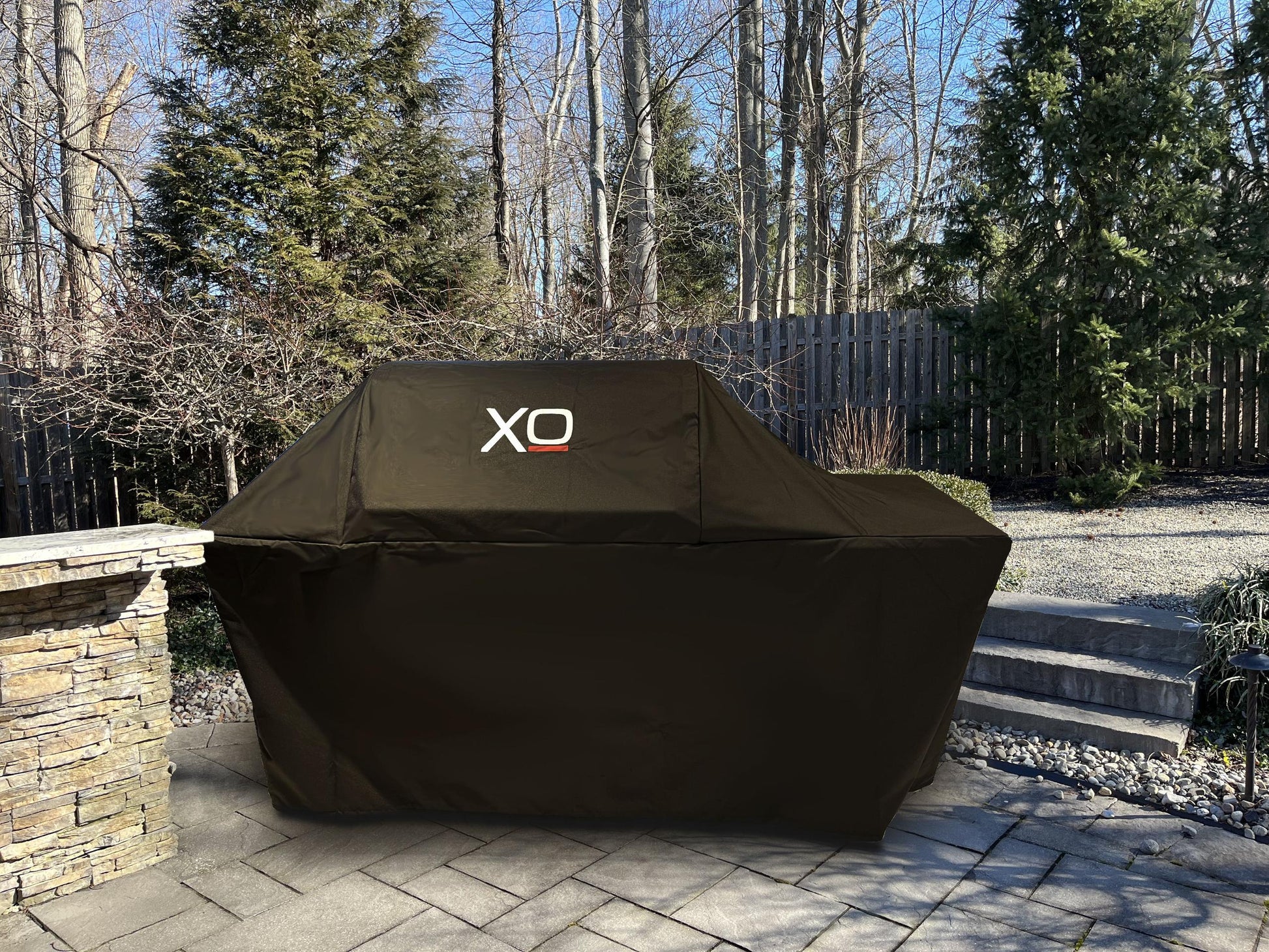 Xo Appliance XOGCOVER32FSSB 32" Xlt Freestanding Grill And Side Burner Cover