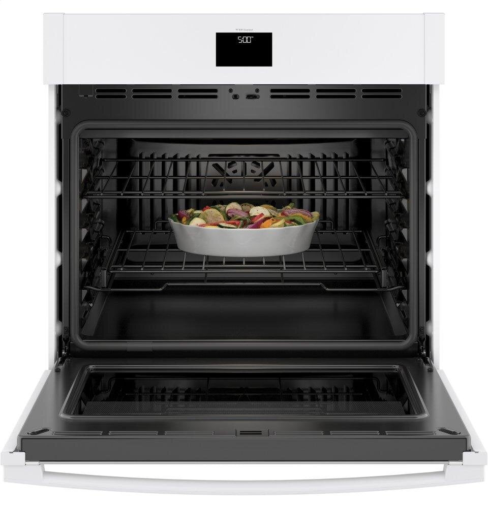 Ge Appliances JTS5000DNWW Ge® 30" Smart Built-In Self-Clean Convection Single Wall Oven With Never Scrub Racks