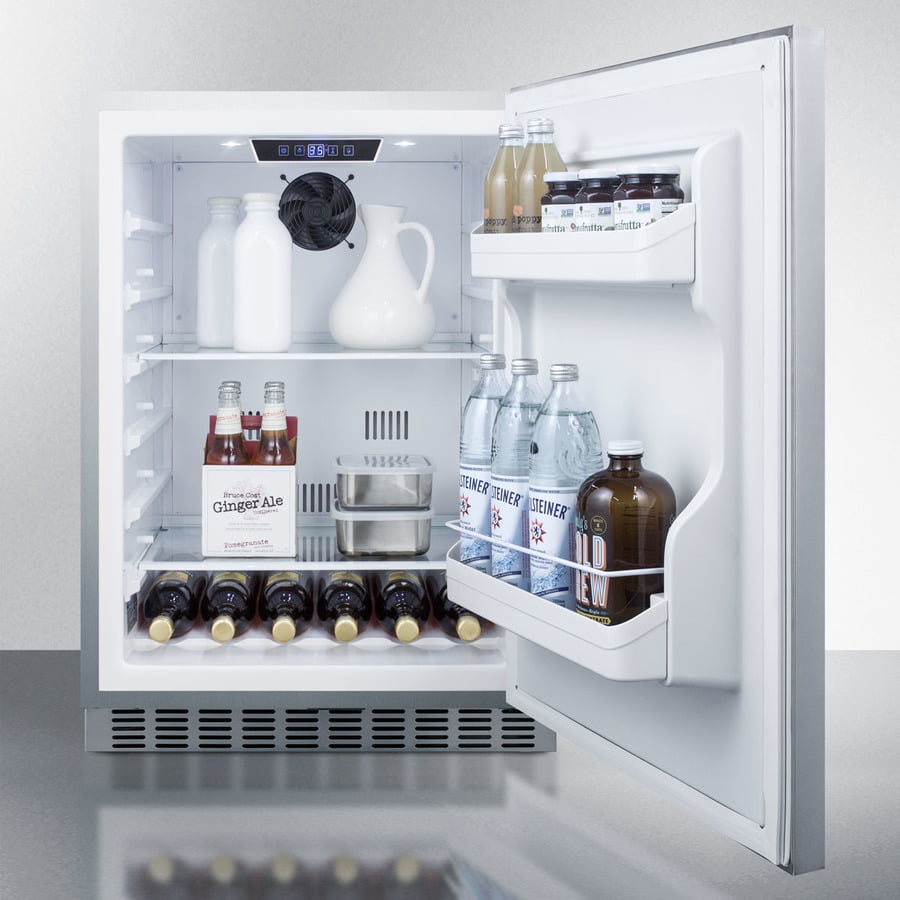 Summit CL69ROSW 24" Wide Built-In Outdoor All-Refrigerator