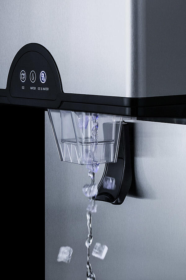 Summit AIWD282 Commercially Listed Countertop Ice And Water Dispenser With 282 Lb. Ice Production Capacity