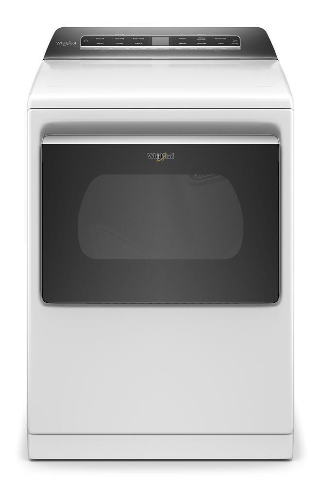 Whirlpool WED8127LW 7.4 Cu. Ft. Top Load Electric Dryer With Advanced Moisture Sensing