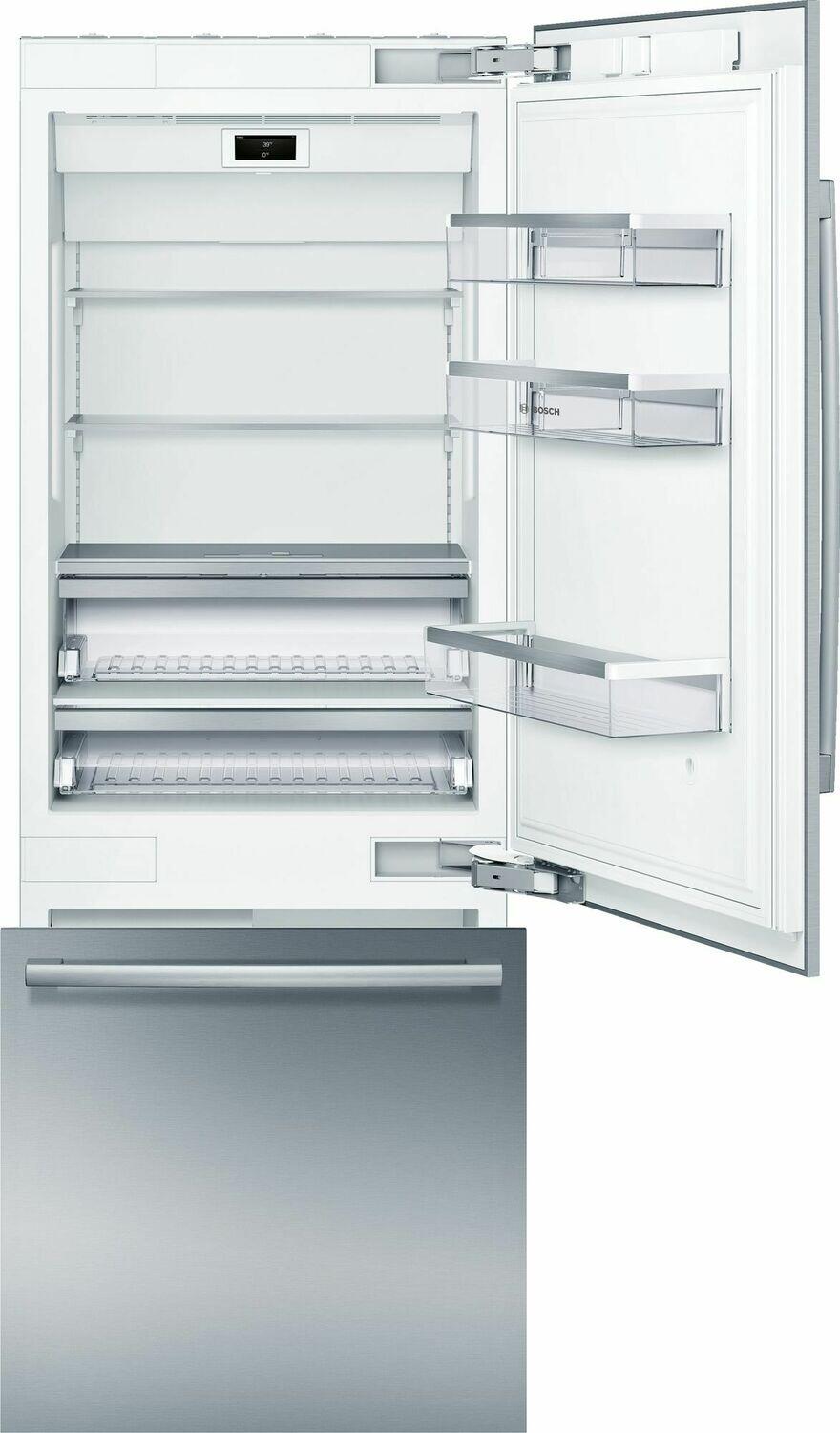 Bosch B30BB935SS Benchmark® Built-In Bottom Freezer Refrigerator 30'' B30Bb935Ss