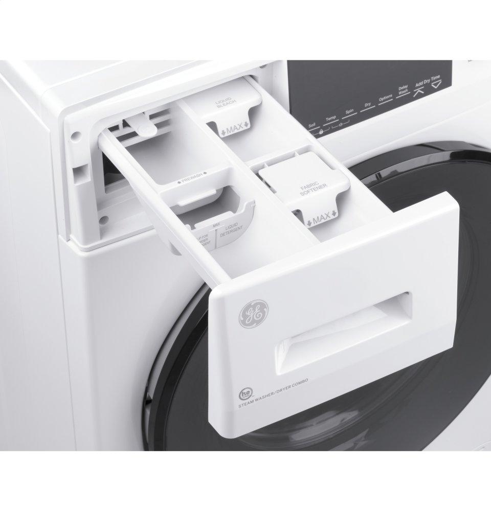 Ge Appliances GFQ14ESSNWW Ge® 24" 2.4 Cu. Ft.Capacity Front Load Washer/Condenser Dryer Combo