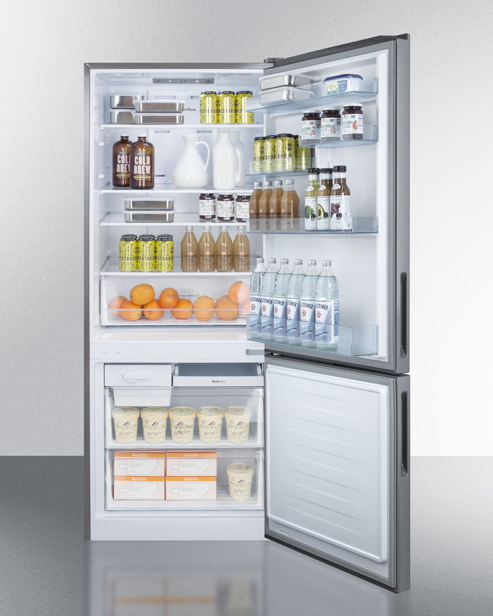 Summit FFBF279SS 28" Wide Bottom Freezer Refrigerator
