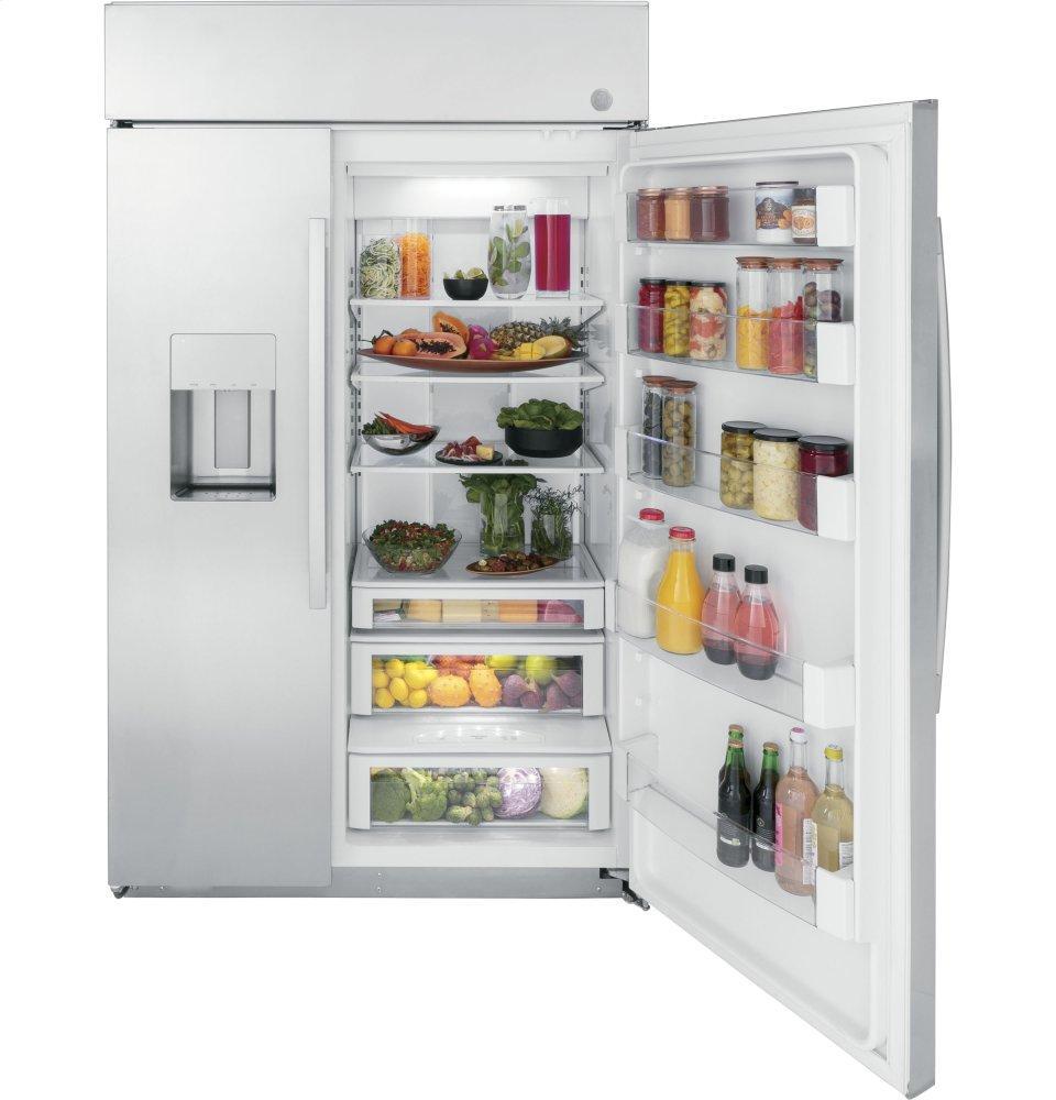 Ge Appliances PSB48YSRSS Ge Profile&#8482; Series 48" Smart Built-In Side-By-Side Refrigerator With Dispenser