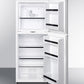 Summit FF71ESLLF2 Two-Door Refrigerator-Freezer In Slim 19