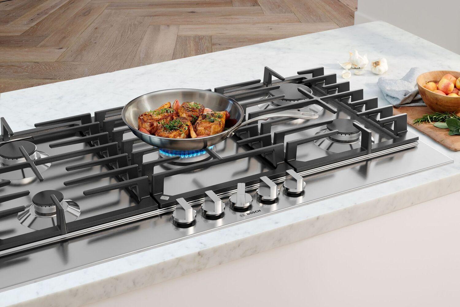 Bosch NGM3650UC 300 Series Gas Cooktop Stainless Steel