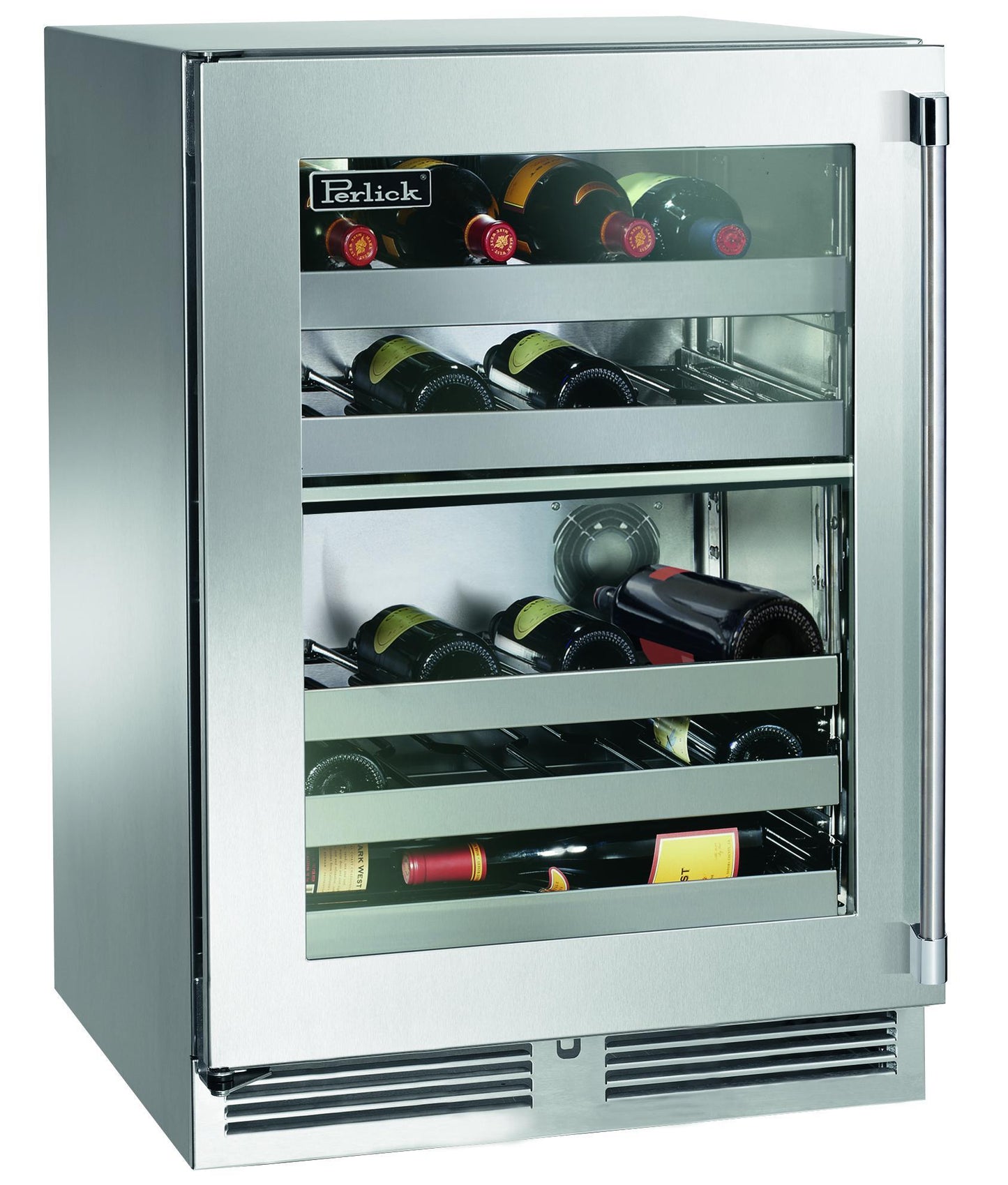 Perlick HP24DO43R 24"Outdoor Dual-Zone Wine Reserve