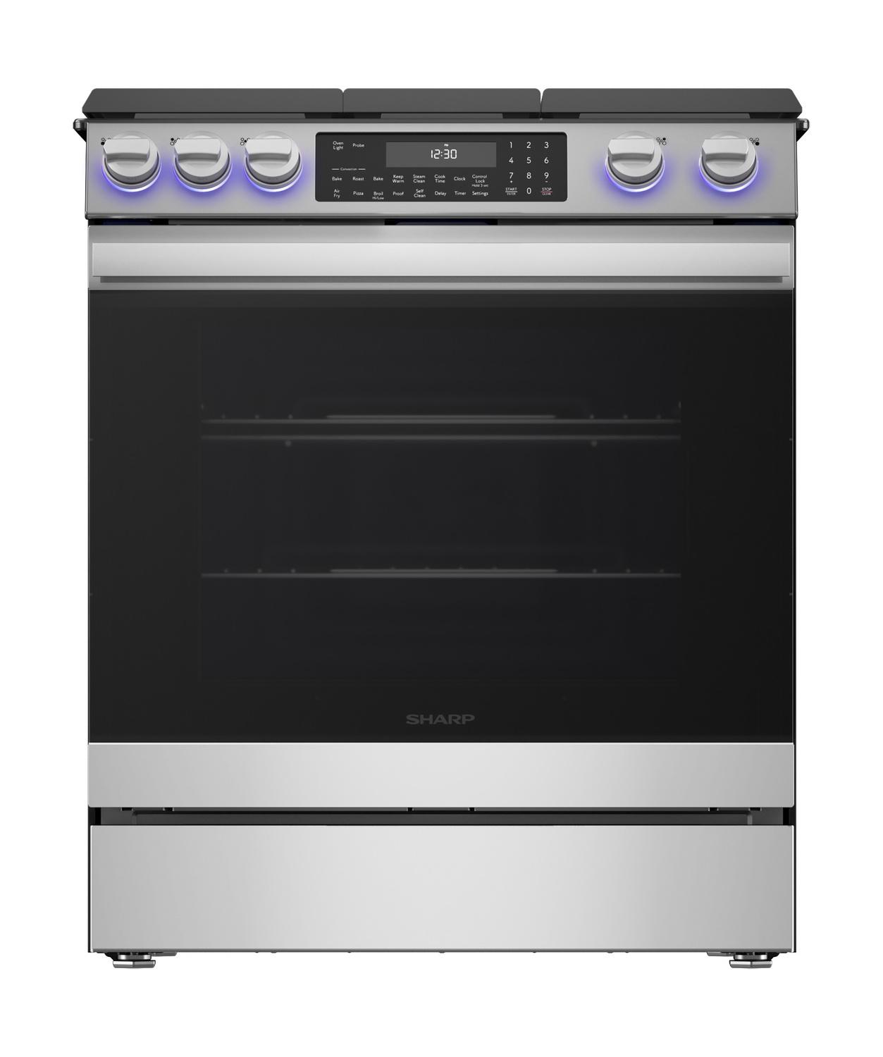 Sharp SSG3065JS 30 In. Gas Convection Slide-In Range With Air Fry