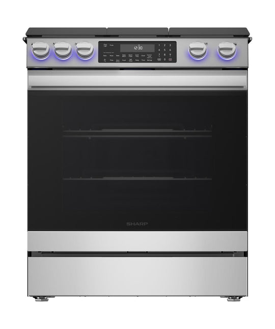 Sharp SSG3065JS 30 In. Gas Convection Slide-In Range With Air Fry