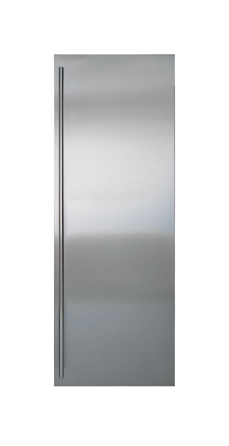 Sub-Zero 7030218 Stainless Steel Flush Inset Refrigerator Door Panel With Tubular Handle