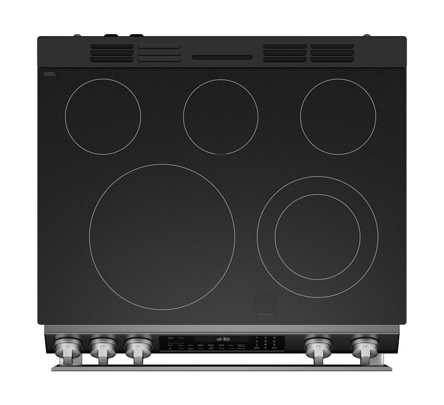 Sharp SSR3065JS 30 In. Electric Convection Slide-In Range With Air Fry