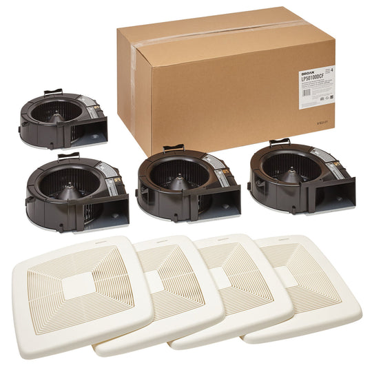 Broan LP50100DCF Broan-Nutone® Wall Vent Kit, 3" Or 4" Round Duct