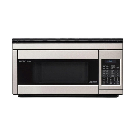 Sharp R1874TY 1.1 Cu. Ft. 850W Sharp Stainless Steel Over-The-Range Convection Microwave Oven