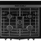 Whirlpool WFG505M0BB 5.1 Cu. Ft. Freestanding Gas Range With Five Burners