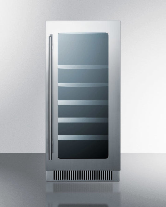 Summit CL151WBVCSS 15" Wide Built-In Wine/Beverage Center