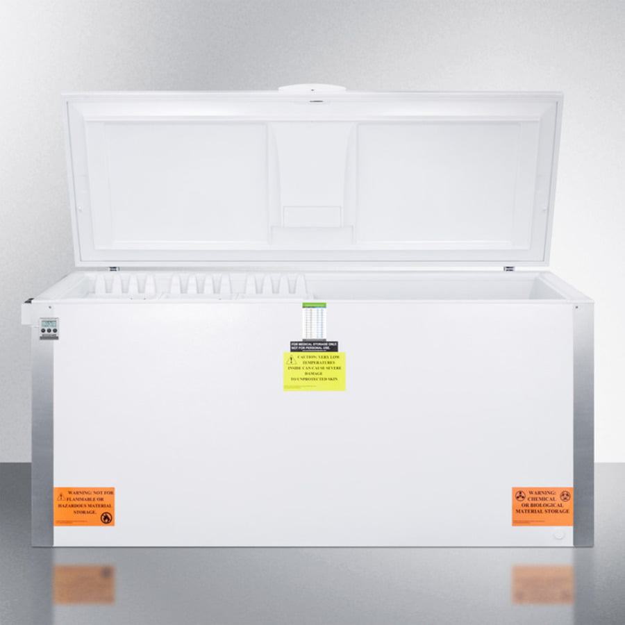 Summit VT225IB Laboratory Chest Freezer Capable Of -30 C (-22 F) Operation With Dual Blue Ice Banks