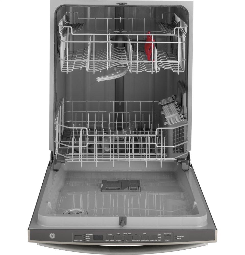 Ge Appliances GDT605PMMES Ge® Top Control With Plastic Interior Dishwasher With Sanitize Cycle & Dry Boost