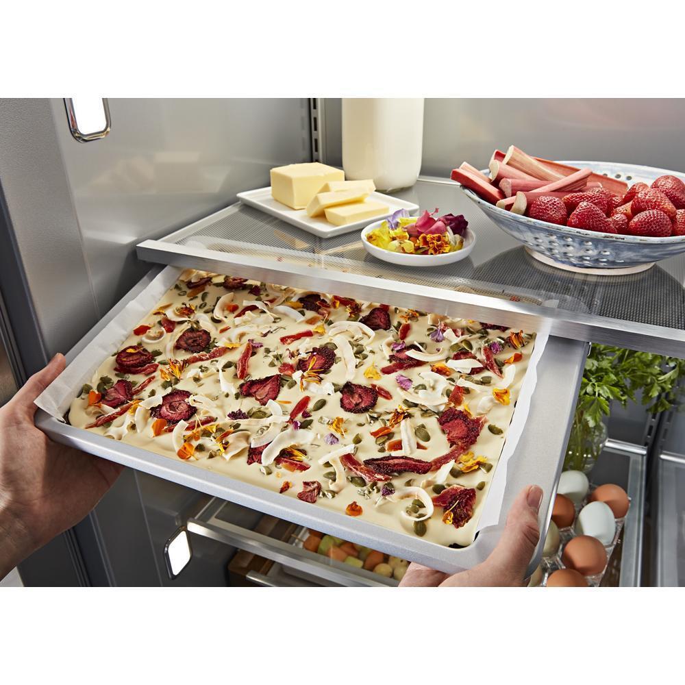 Kitchenaid KBSN708MBS 30 Cu. Ft. 48" Built-In Side-By-Side Refrigerator With Printshield™ Finish