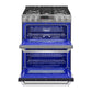 Lg LUTD4919SN Lg Signature 7.3 Cu.Ft. Smart Wi-Fi Enabled Dual Fuel Double Oven Range With Probake Convection®
