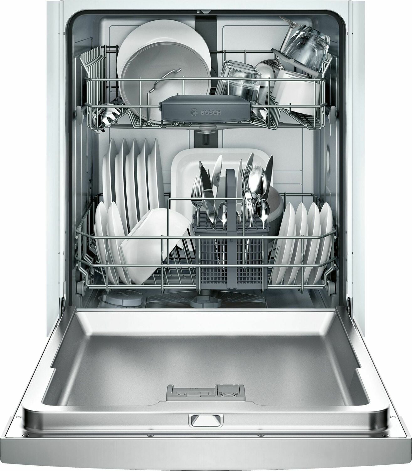 Bosch SGE53X55UC 300 Series Dishwasher 24'' Stainless Steel Sge53X55Uc