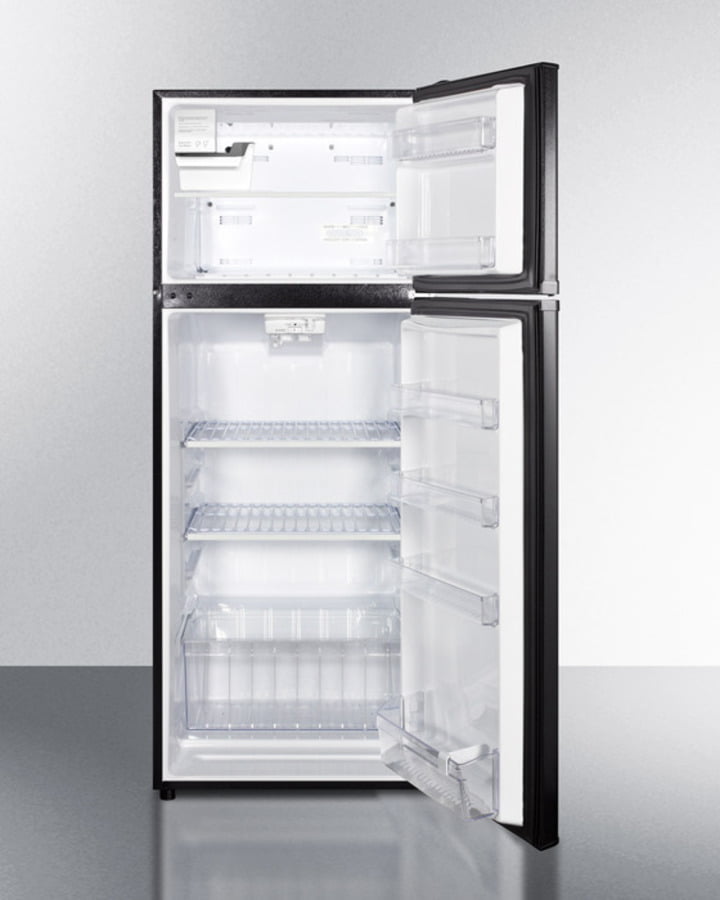 Summit FF1119BIM 24" Wide Top Mount Refrigerator-Freezer With Icemaker