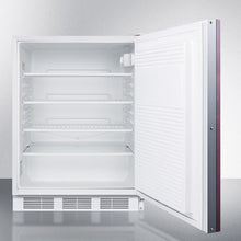 Summit FF7WBIIFADA Ada Compliant Built-In Undercounter All-Refrigerator For General Purpose Or Commercial Use, Auto Defrost W/Integrated Door Frame For Overlay Panels