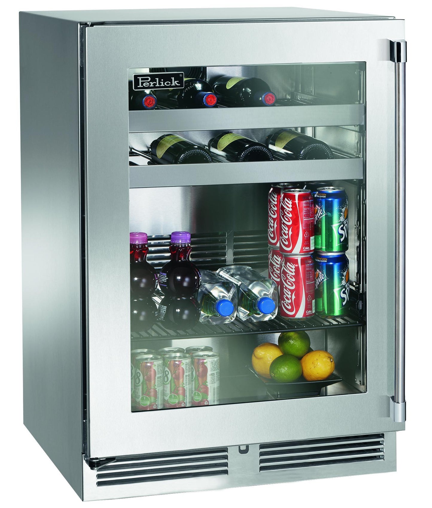 Perlick HP24CO43L 24"Outdoor Dual-Zone Refrigerator/Wine Reserve