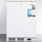 Summit VT65MLBIVAC Built-In Undercounter Vaccine Storage All-Freezer With Digital Thermostat, Temperature Alarm, Hospital Grade Cord, Self-Closing Door, And Front Lock