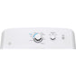 Ge Appliances GTX33EASKWW Ge® 6.2 Cu. Ft. Capacity Aluminized Alloy Drum Electric Dryer