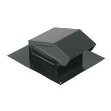 Broan 636 Broan-Nutone® Steel Roof Cap For 3-Inch Or 4-Inch Round Duct W/ Damper & Birdscreen, Black