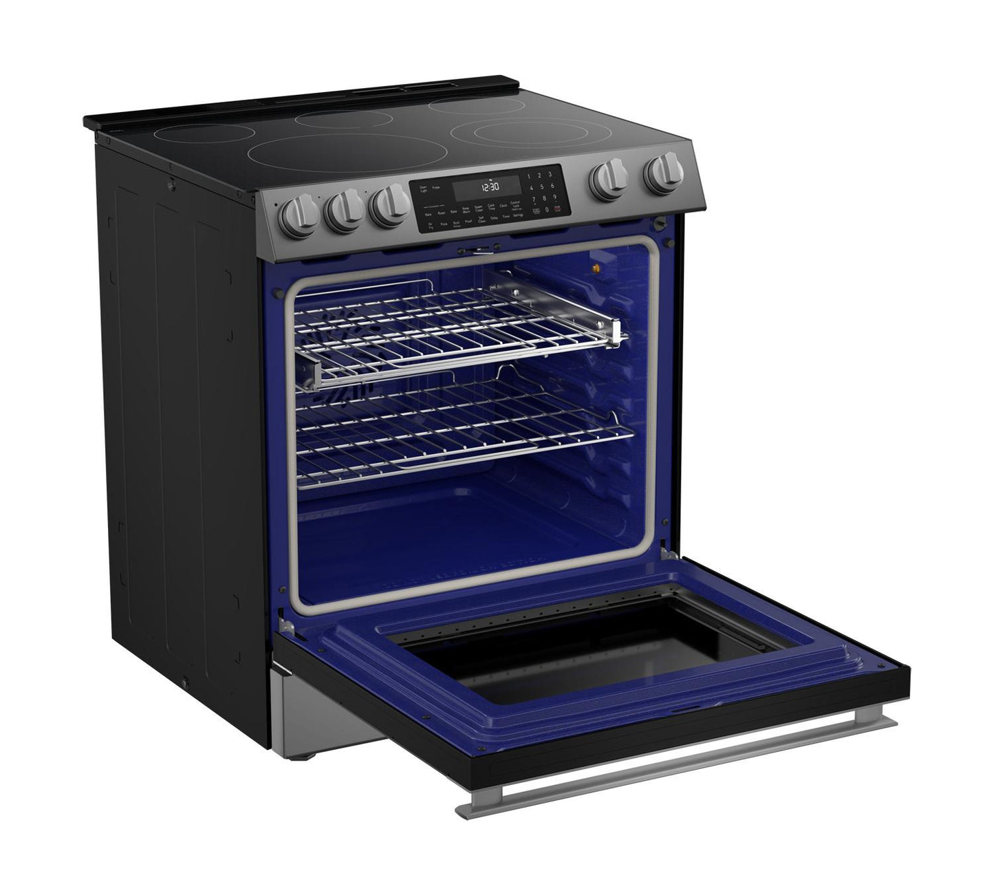 Sharp SSR3065JS 30 In. Electric Convection Slide-In Range With Air Fry