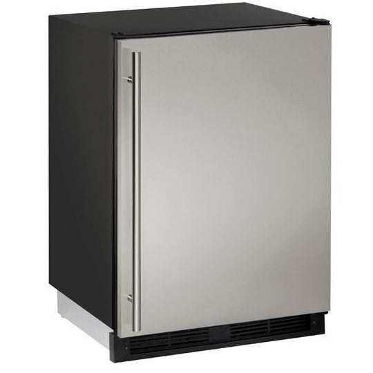 U-Line UCO1224FS00B Co1224F 24" Refrigerator/Ice Maker With Stainless Solid Finish, No (115 V/60 Hz Volts /60 Hz Hz)