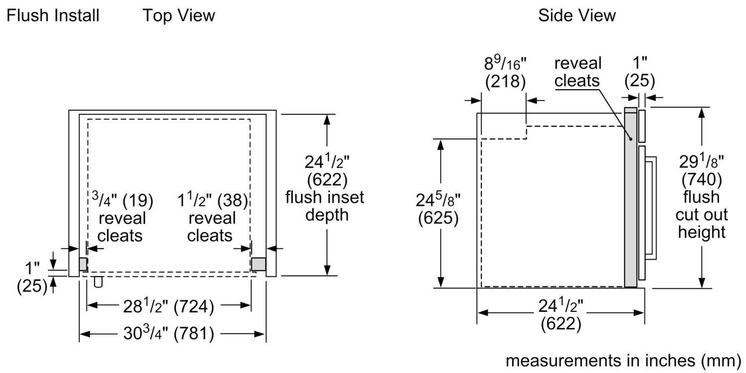 Bosch HBL8444RUC 800 Series Single Wall Oven 30'' Right Sideopening Door, Black Stainless Steel Hbl8444Ruc
