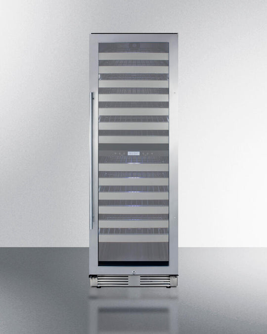 Summit SWCP2163CSS 24" Wide Dual-Zone Wine Cellar