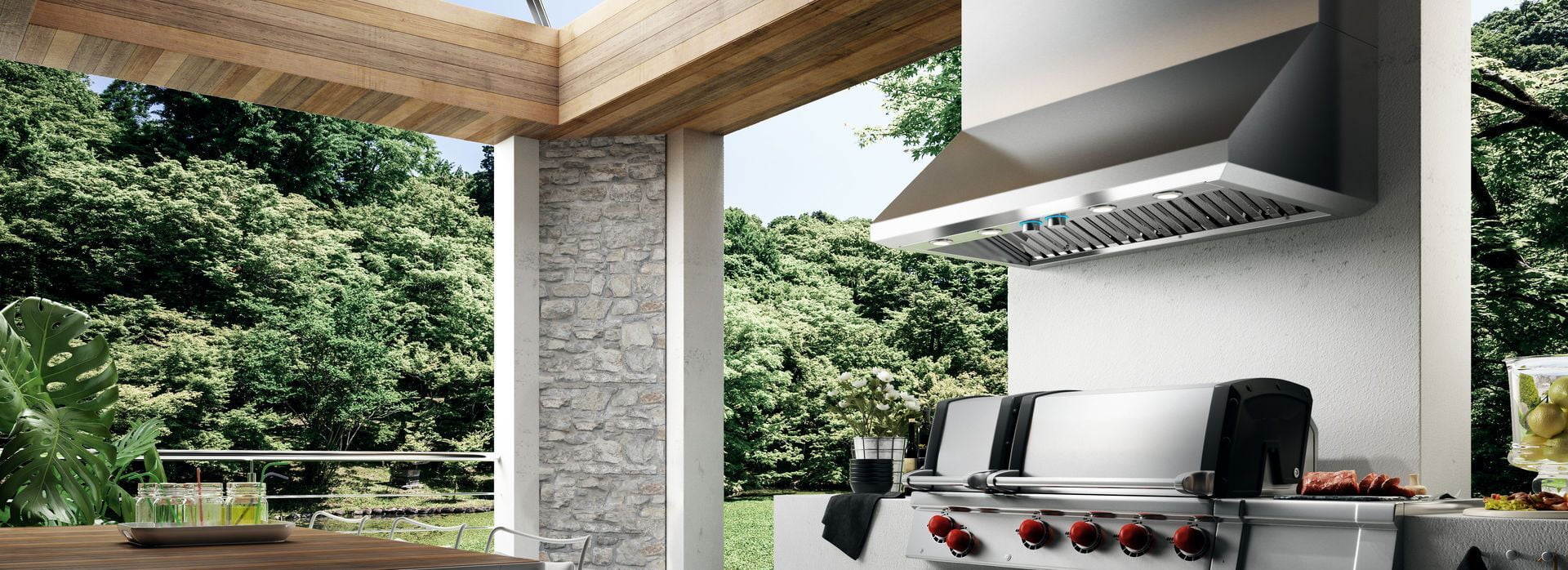 Elica ECP136SS Capri 36" Outdoor Hood