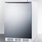 Summit VT65ML7SSHH Commercial Freestanding Medical All-Freezer Capable Of -25 C Operation, With Lock, Wrapped Stainless Steel Door And Horizontal Handle