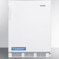 Summit AL650BI Built-In Undercounter Ada Compliant Refrigerator-Freezer For General Purpose Use, With Dual Evaporator Cooling, Cycle Defrost, And White Exterior