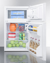 Summit CP351WLLF2 Compact Energy Star Listed Two-Door Refrigerator-Freezer With Combination Lock