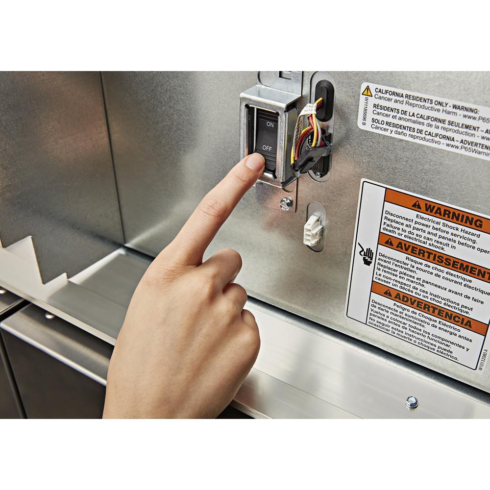 Kitchenaid KBSN708MPA 30 Cu. Ft. 48"" Built-In Side-By-Side Refrigerator With Panel-Ready Doors