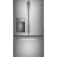 Ge Appliances PYE22KYNFS Ge Profile™ Series Energy Star® 22.1 Cu. Ft. Counter-Depth Fingerprint Resistant French-Door Refrigerator With Hands-Free Autofill