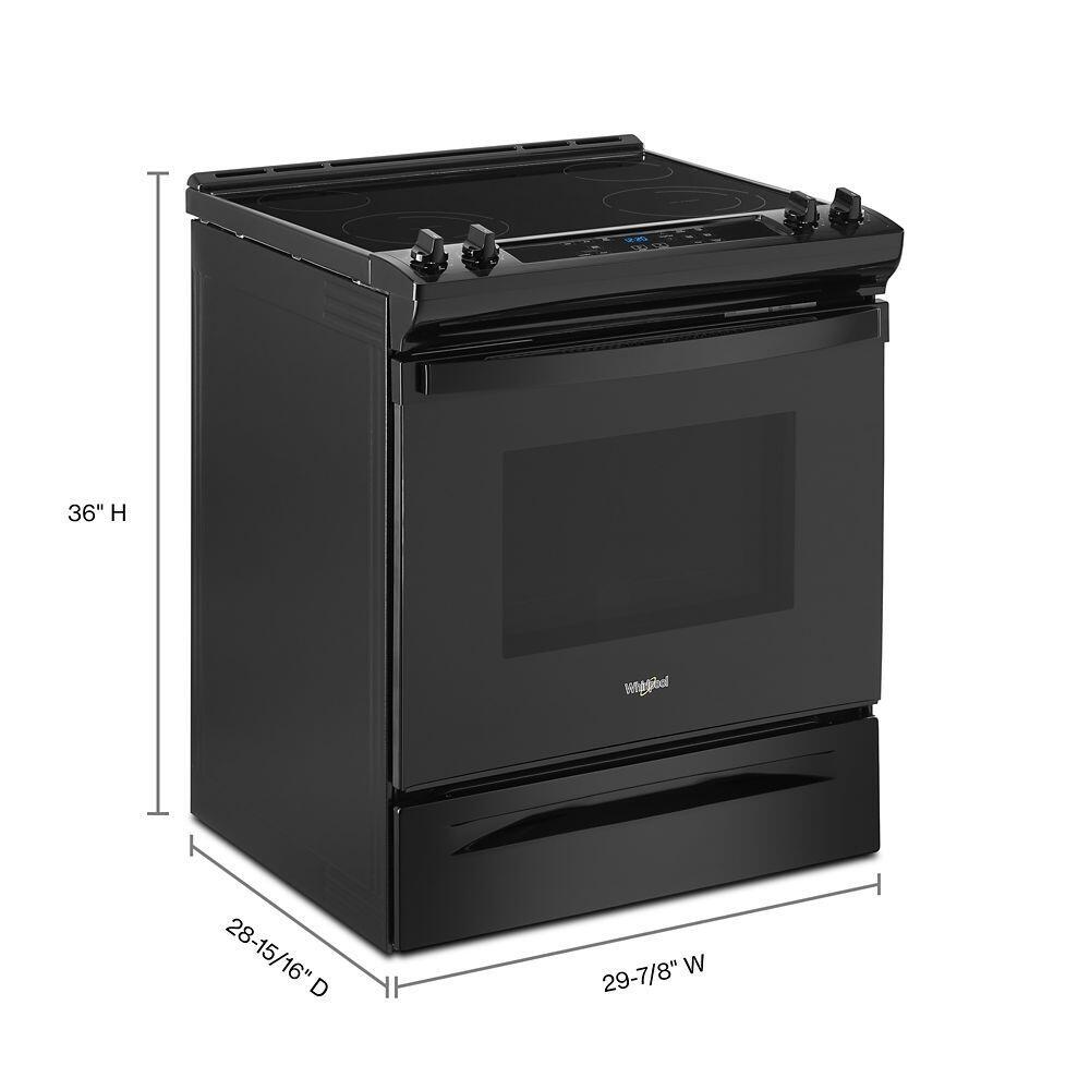Whirlpool WEE515S0LB 4.8 Cu. Ft. Whirlpool® Electric Range With Frozen Bake&#8482; Technology