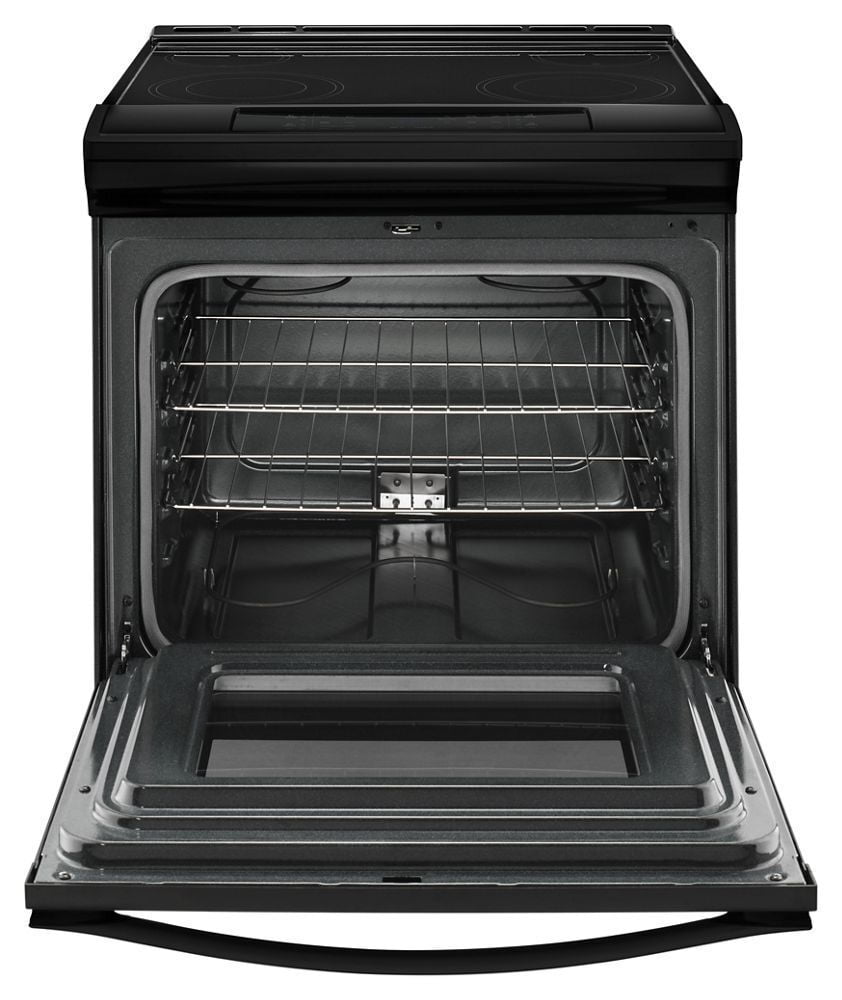 Whirlpool WEE510SAGB 4.8 Cu. Ft. Guided Electric Front Control Range With The Easy-Wipe Ceramic Glass Cooktop