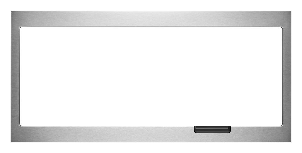 Maytag W11451314 Built-In Low Profile Microwave Slim Trim Kit With Pocket Handle, Stainless Steel