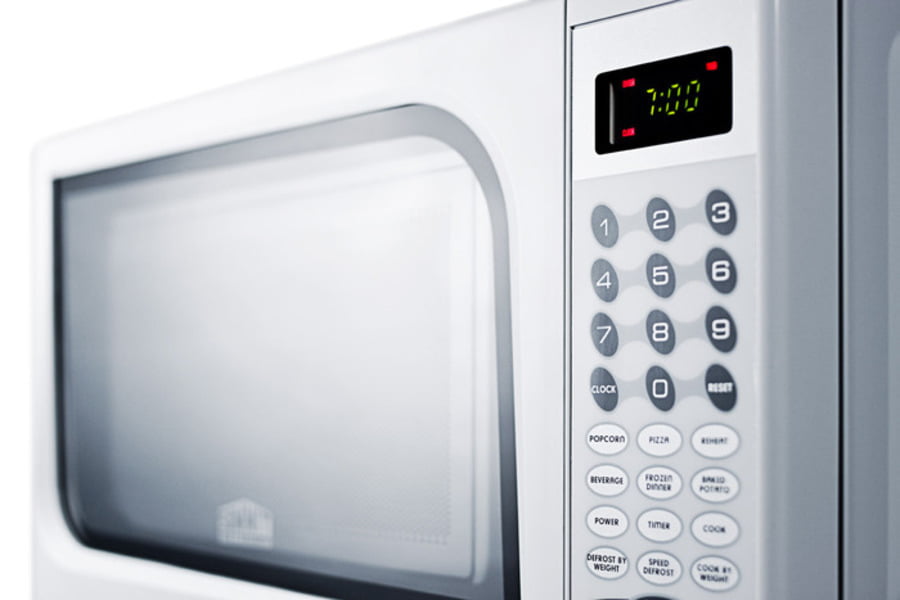 Summit SM901WH Mid-Sized Microwave Oven With A Fully White Finish; Replaces Sm900Wh