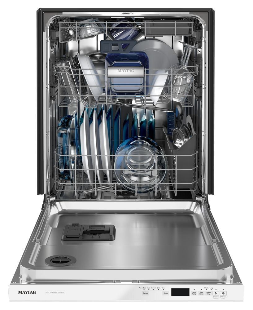 Maytag MDB8959SKW Top Control Dishwasher With Third Level Rack And Dual Power Filtration